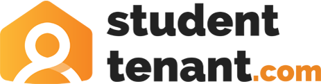 Orange StudentTenant.com logo with white text